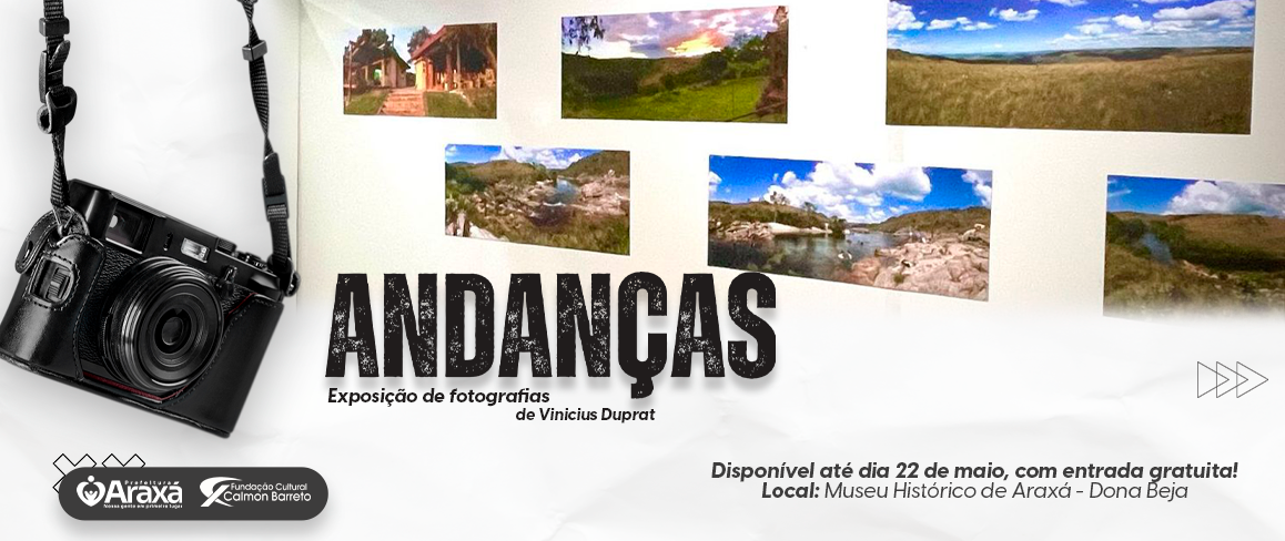 EXPOSIÇÃO ANDANÇAS VINICIUS